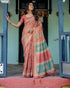 Vasthrlay Handloom Printed Tassels Saree