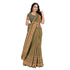Vasthrlay Pink Kanjivaram Unstitched Saree