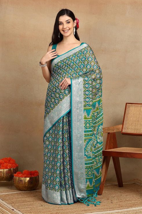 Vasthrlay Fashion Georgette Bandhani Printed Ethnic Wear