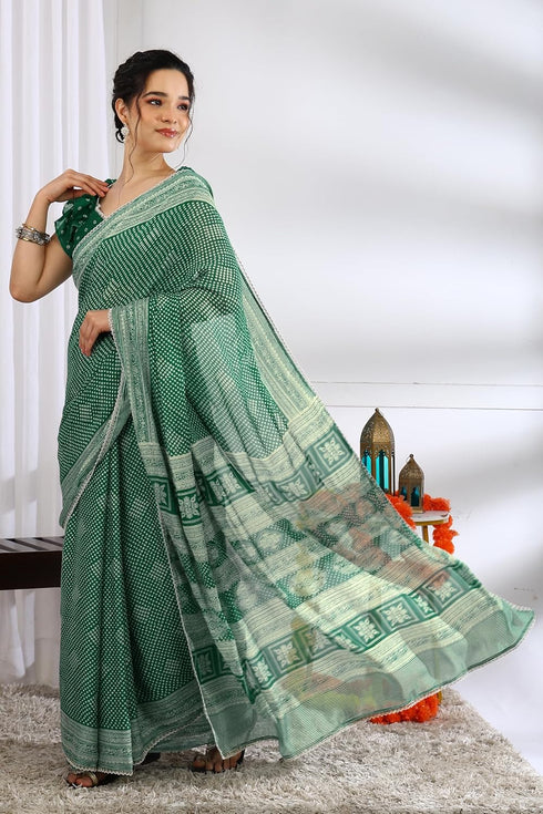 Vasthrlay Fashion Chiffon Paisley Printed Ethnic Wear