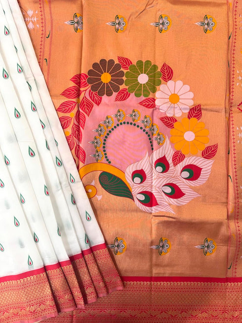 Vasthrlay Paithani Kanjivaram Royalblue