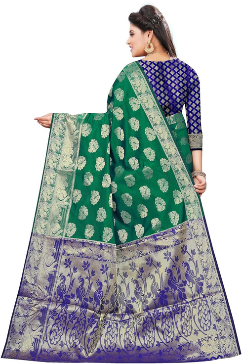 Vasthrlay Womenbanarasi Unstiched Ethnic Wear