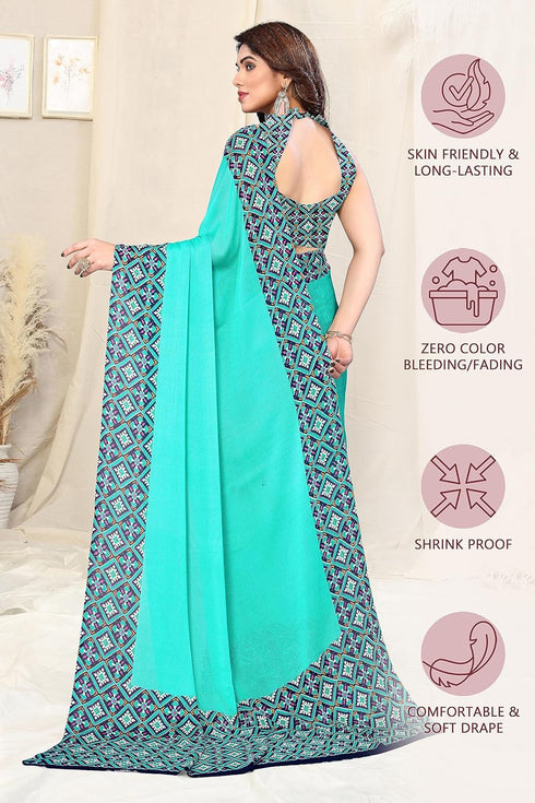 Vasthrlay Fashion Chiffon Printed Ethnic Wear