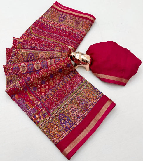 Vasthrlay Kalamkari Darkblue