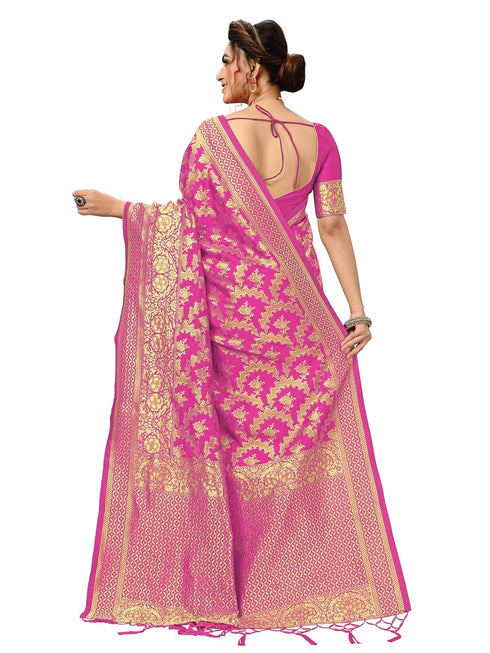 Vasthrlay Tassel Banarasi Blouse Ethnic Wear