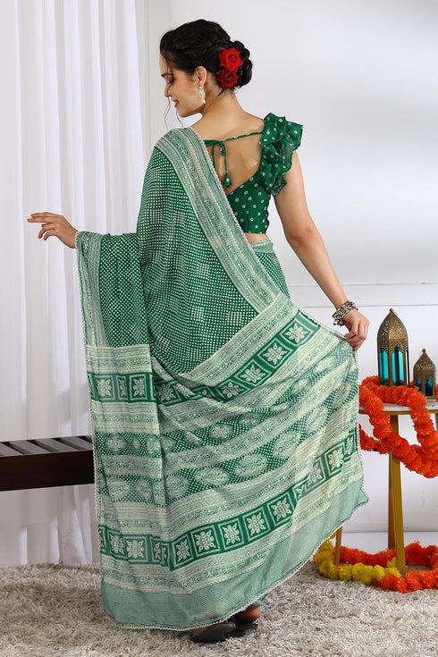 Vasthrlay Fashion Chiffon Paisley Printed Ethnic Wear