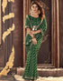 Vasthrlay Georgette Leheriya Unstitched Blue Saree