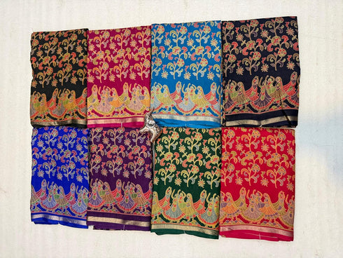 Vasthrlay Tussar Kalamkari Designer