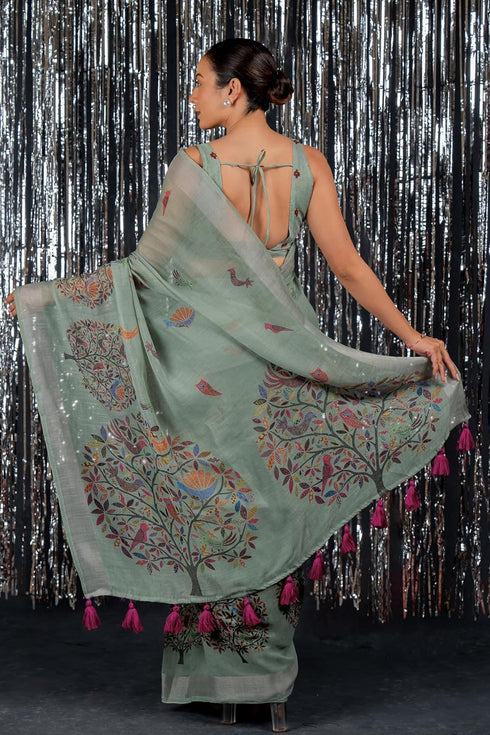 Vasthrlay Fashion Cotton Printed Ethnic Wear