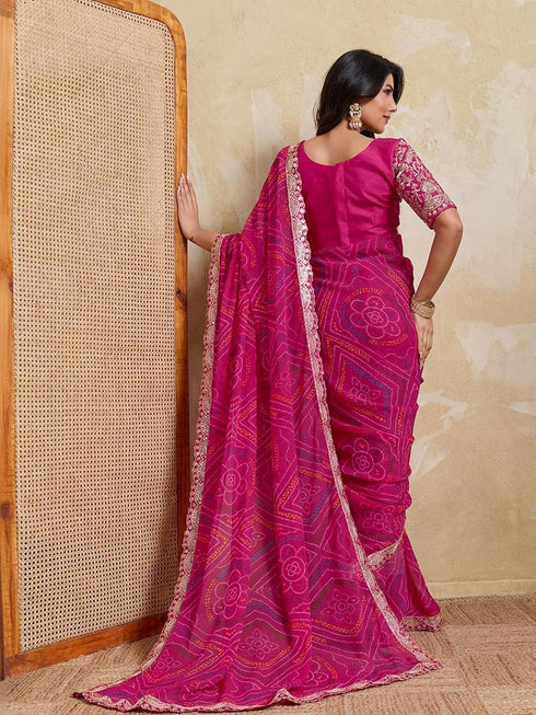 VasthrlayEmbroidered Embellished Wedding Saree