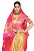 Vsathrlay Gold Kanjivaram Banarasi Festival Ethnic Wear