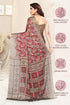 Vasthrlay Fashion Chiffon Georgette Beige Ethnic Wear