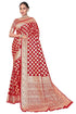 Vasthrlay Banarasi Bridal Maroon Ethnic Wear