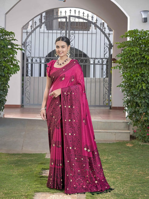 Vasthrlay Trendy Banarasi Jacquard Blouse