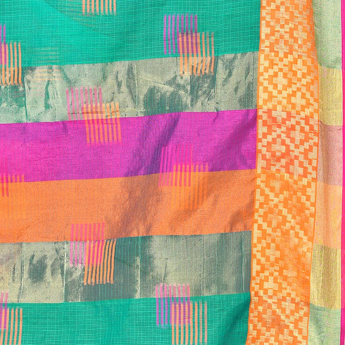 VasthrlayEmbroidered Cotton Unstitched Ethnic Wear