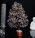 Amethyst Tree With Golden Wire And 650 Beads