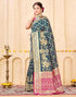 Vasthrlay Womens Weaving Unstitched Light Green Saree