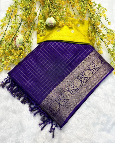 Vasthrlay Printed Contrast Darkviolet