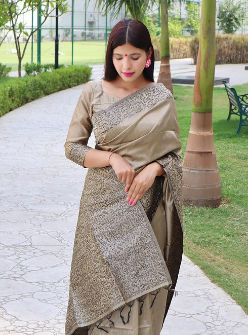Vasthrlay Tussar Handloom Saree