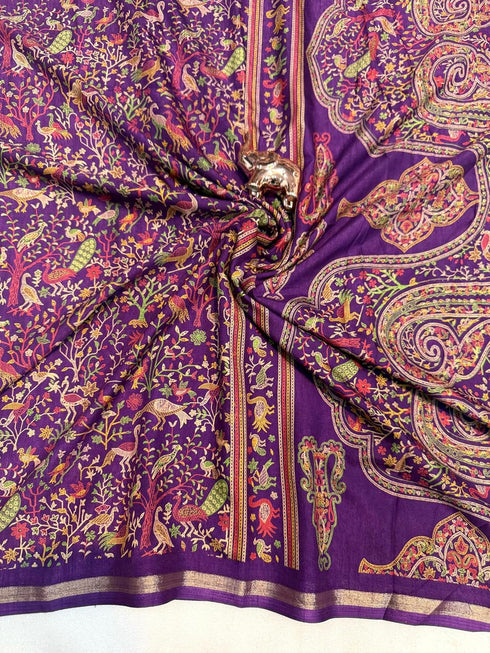 Vasthrlay Tussar Print Saree