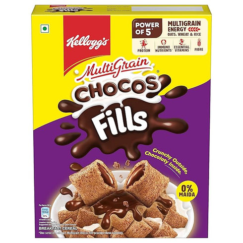 Kellogg's Chocos Fills Double Chocolaty, Anytime Snack
