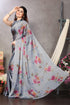 Vasthrlay Fashion Chiffon Printed Dusty Ethnic Wear