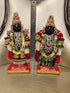 Breeze Handicrafts Marapachi Bommai Couple Pair with Dress