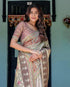 Vasthrlay Handloom Multicolour Pink Blue Saree