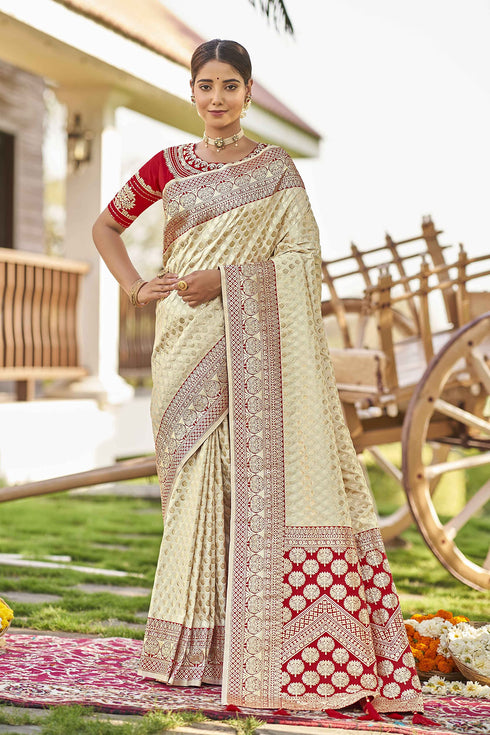 Vasthrlay Adorable Pattern Banarasi Piece Mn1738