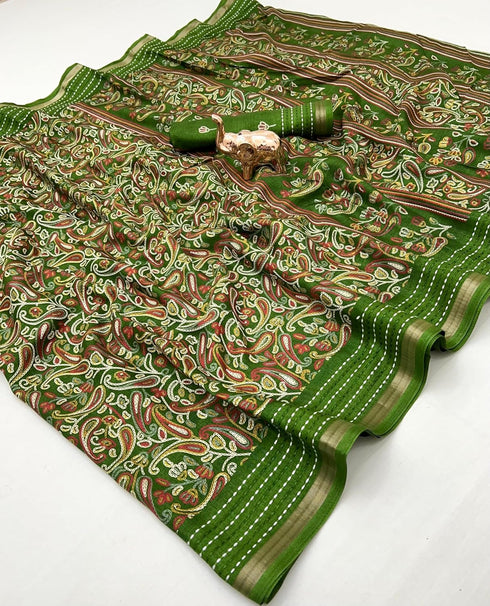 Vasthrlay Tussar Saree Floral