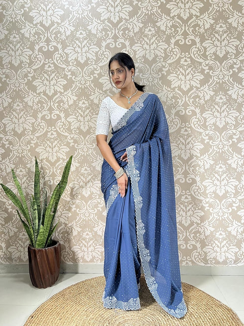 Vasthrlay Georgette Lightweight Receptions Gatherings