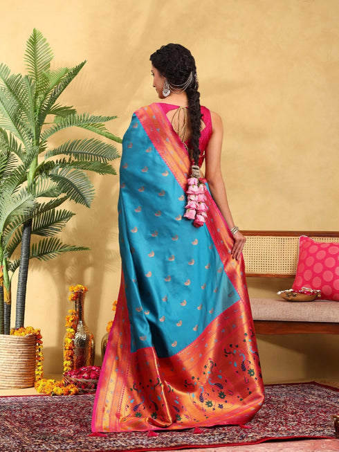 Vasthrlay Banarasi Unstitched Saree