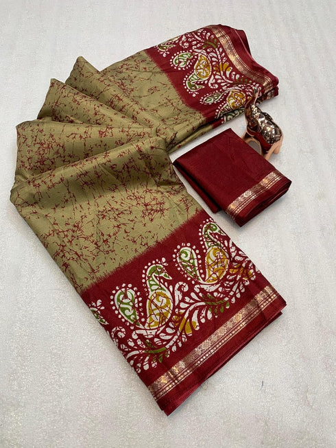 Vasthrlay Silk Saree Unstitched