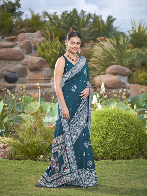 Vasthrlay Banarasi Mustard Jacquard Piece Mn1942