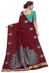 Vasthrlay Banarasi Blouse Maroon Ethnic Wear