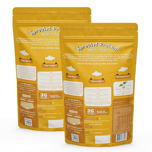 Gladful Chocolate and Banana Millet Pancake