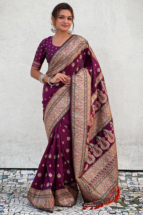 Vasthrlay Kanjivaram Unstitched Blouse Ethnic Wear