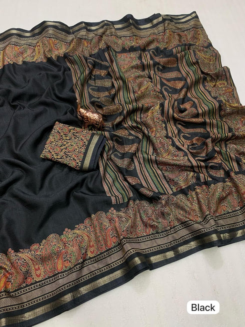 Vasthrlay Saree Kashmiri Floral
