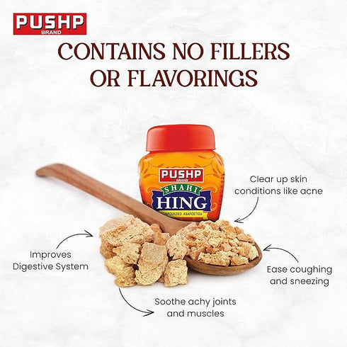 Pushp Brand Asafoetida Hing Jar