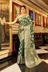 Vasthrlay Women's Organza Designer Unstitched Saree