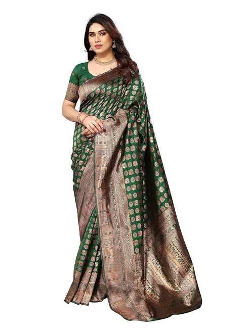 VasthrlayKanjivaram Banarasi Paithani Unstitched Ethnic Wear