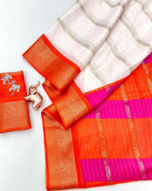Vasthrlay Silk Saree Unstitched