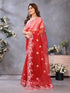 Vasthrlay Blue Embroidery Unstitched Saree
