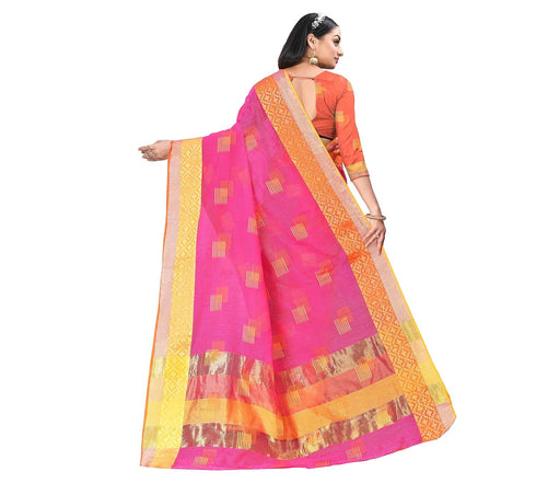 VasthrlayEmbroidered Cotton Unstitched Ethnic Wear
