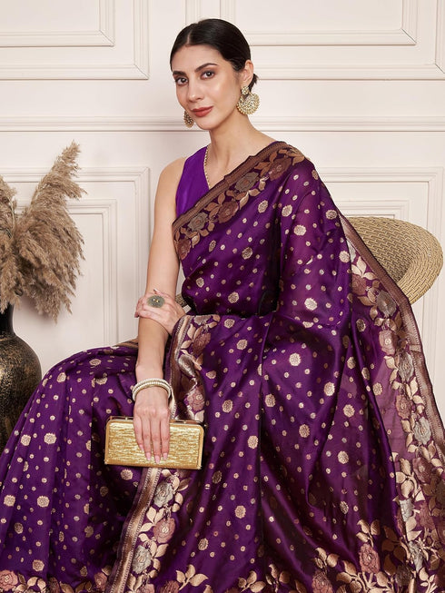 Vasthrlay Kanjeevaram Silk Unstitched Jamli Free Ethnic Wear