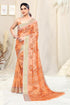 Vasthrlay Fashion Jacquard Geomatric Peach Ethnic Wear