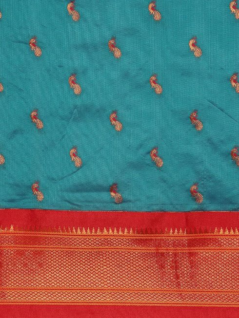 Vasthrlay Paithani Purple Saree