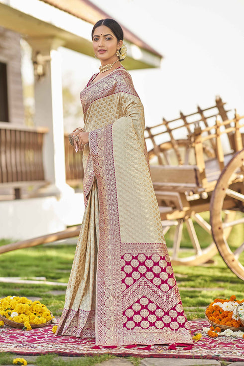 Vasthrlay Adorable Pattern Banarasi Piece Mn1738