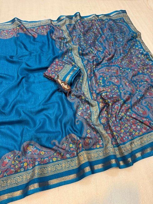 Vasthrlay Kalamkari Printed Saree