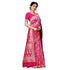 VasthrlayKanjivaram Banarasi Jacquard Pink Free Ethnic Wear